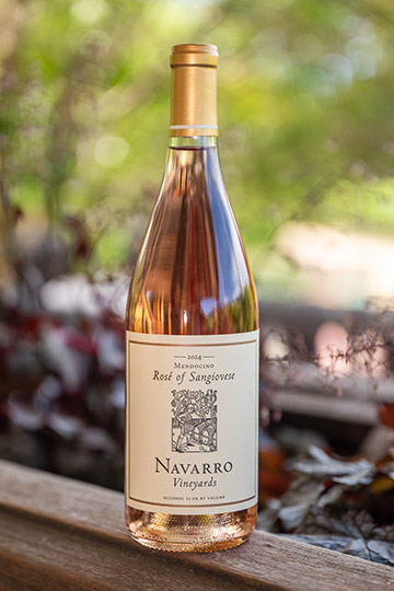 Bottle of 2024 Rosé of Sangiovese