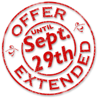 Offer Extended until September 29
